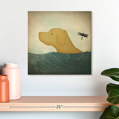 Nage de chien jaune Brampt