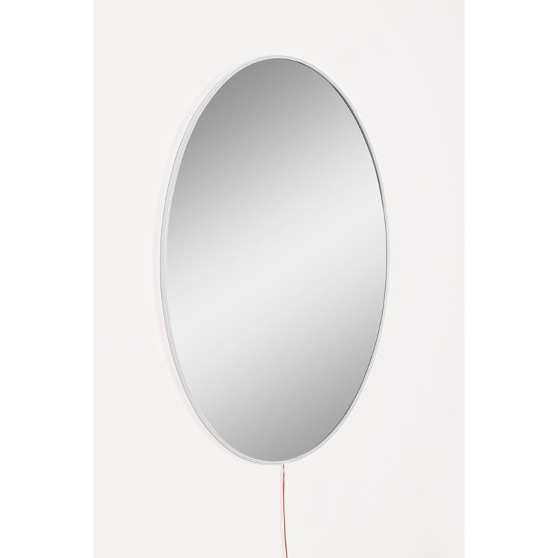 Miroir avec éclairage DEL, Blanc