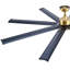 Ventilateur de plafond à 72 pales de 72 po en aluminium DEL avec lumière à intensité variable et télécommande-107162107-107162104
