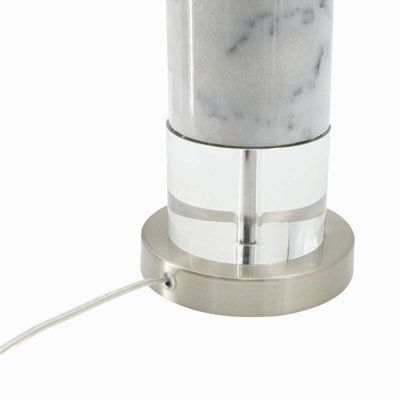 White Marble Table Lamp