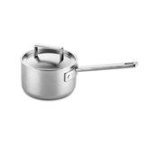 Mepra Casserole 1 H. with Lid Attiva Pewter Stainless Steel