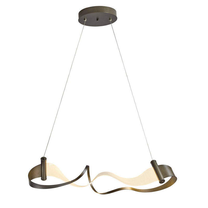 Zephyr 1 - Light Statement Geometric LED Pendant, Dark Smoke