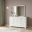 Commode de rangement contemporaine avec tiroirs et rangement de style glamour