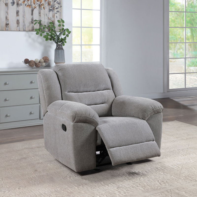 Fauteuil inclinable et oscillant gris Sebring
