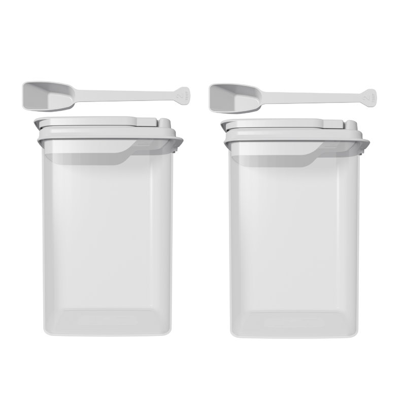 Distributeur tout usage de sucre, de farine avec couvercle rabattable et paquet Scoop-2