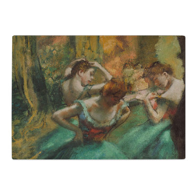 Preparing Ballet Ballerina Dancers by Edgar Degas Chopping Board