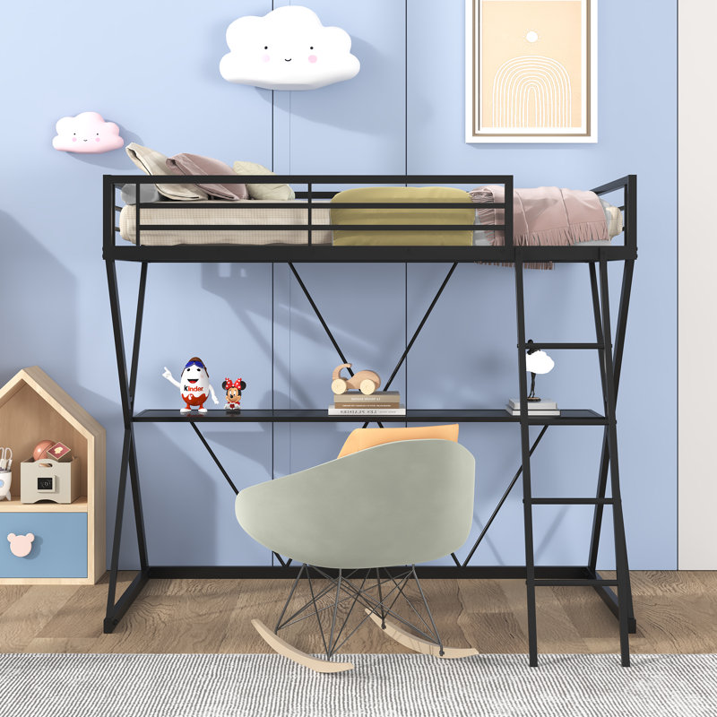 Lit mezzanine simple pour enfants McKinleyville