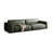 Green Genuine Leather Modular Sofa cushion couch-1984569802-1984569801-1984569803