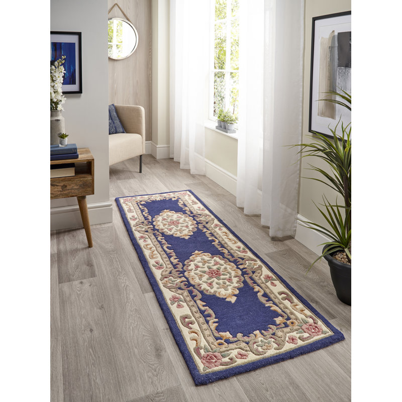 Nagy Floral Hand Tufted Area Rug, Runner 67 x 210cm