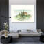 «Red Barrel Studio®» par Harper, Ethan, reproduction d'art sur toile tendue: Watercolor Tuscan Villa II-1799650081