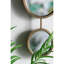 2 miroirs circulaires pour la décoration murale, miroir mural contemporain unique pour le hall d'entrée de la chambre à coucher, 11 po x 28,5 po