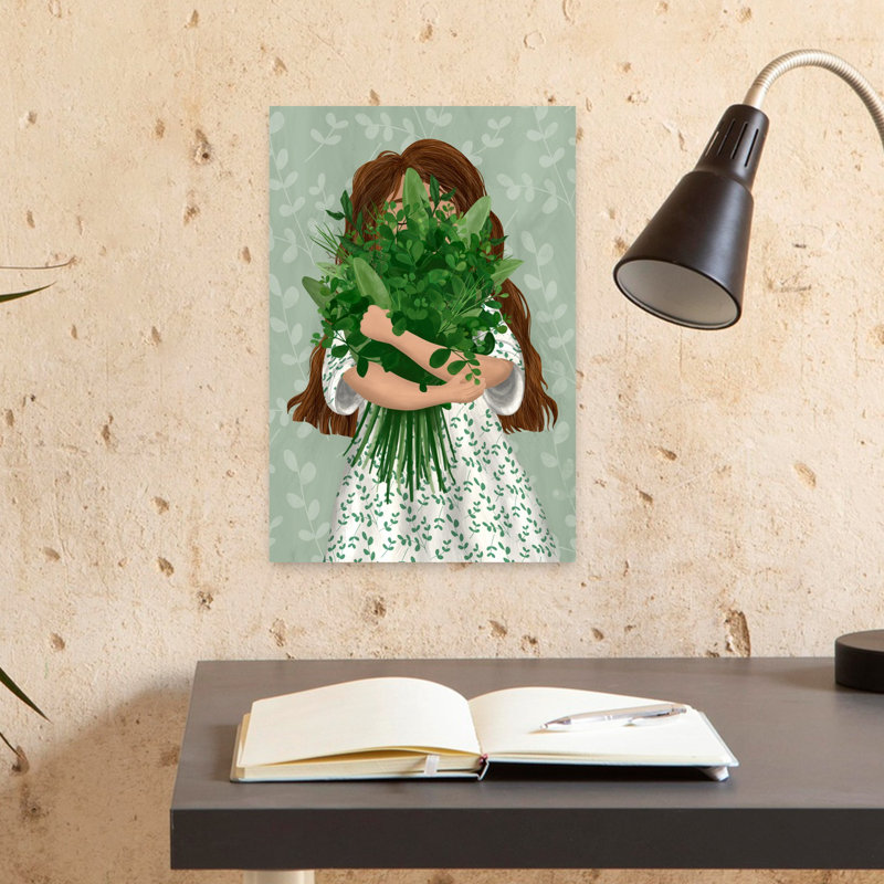 Art contemporain contemporain abstrait, H 18 po x l 12 po
