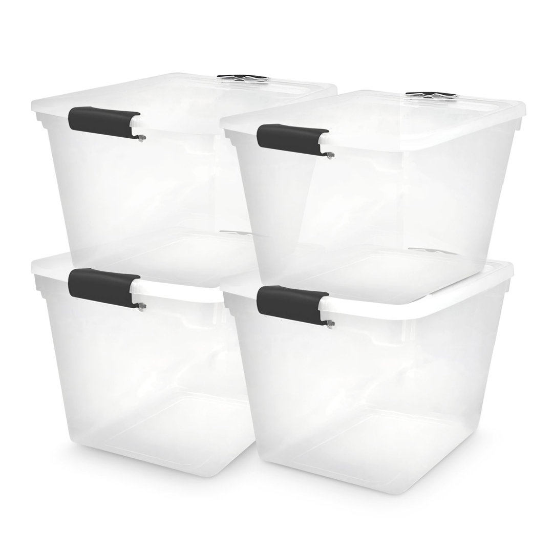 Plastic Storage Tote Set Homz 