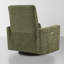 Fauteuil inclinable électrique pivotant rembourré Mikkel-486123083