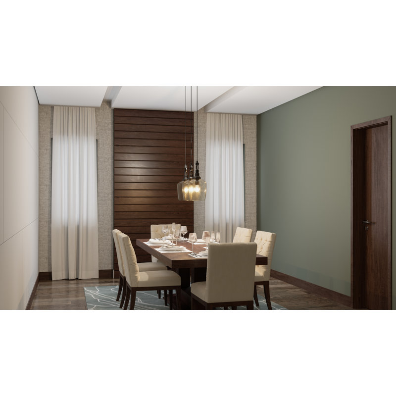 Priester 3 - Light Kitchen Island Pendant, 18.5" H x 31" W x 9" D