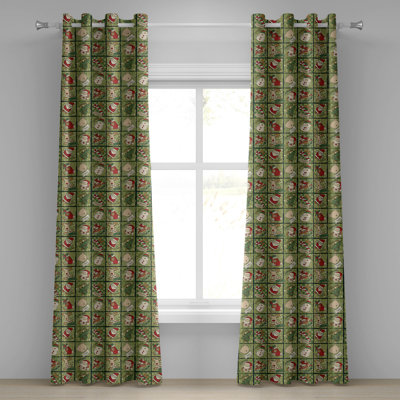 Sateen Blackout Curtains / Drapes Pair