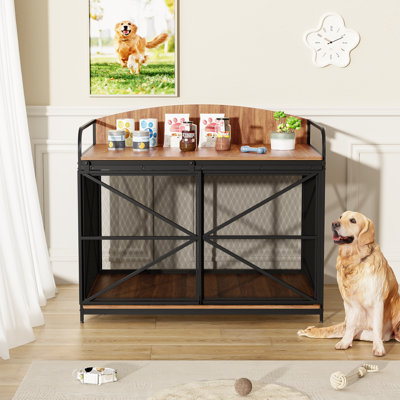 Meuble de rangement robuste pour chien 42,8 po