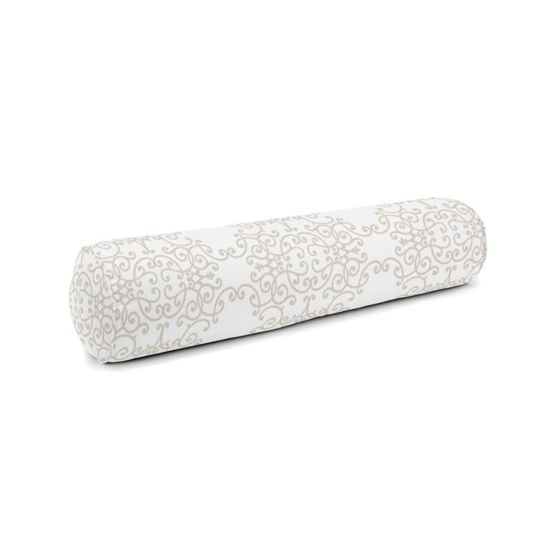 Linen Bolster Pillow Cover & Insert, 8" x 24"