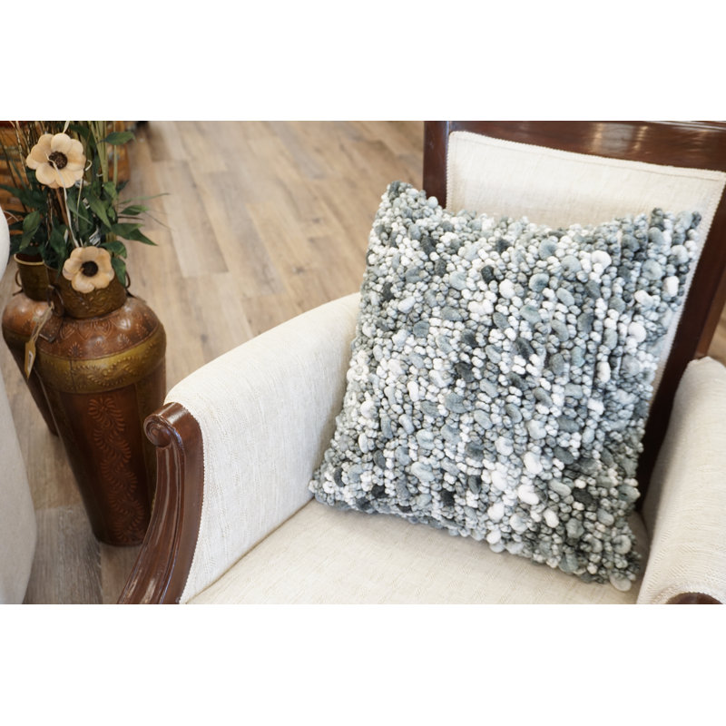 Cotton Blend Throw Pillow