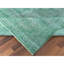 Tapis unique sarcelle en laine noué à la main de style années 1970 de 9 pi 7 po x 12 pi 5 po Jahon
