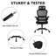 Manjesh Mesh Executive Chair with Headrest-1991512255