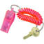 Chaîne de clé à bobine de poignet, assortie translucide