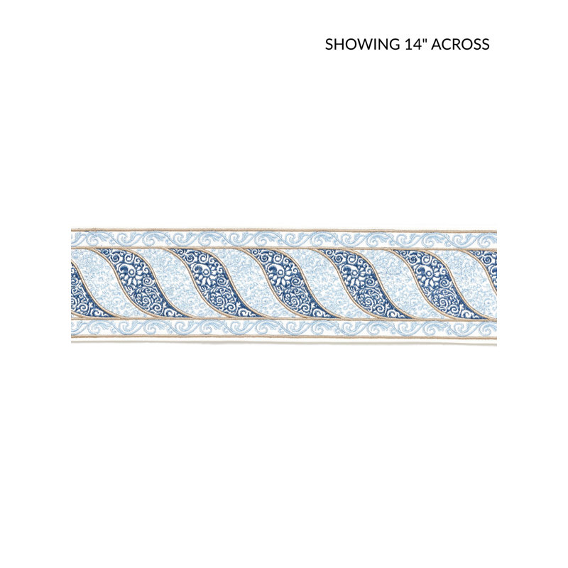 PAISLEY EMBROIDERED TAPE, Fountain