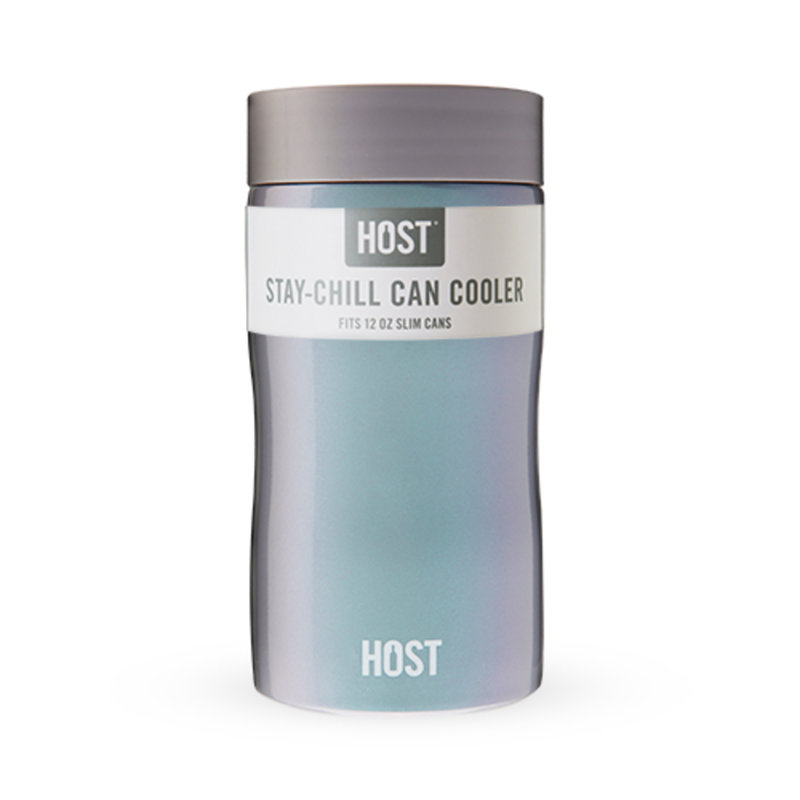 Stay-Chill Slim Can Cooler, 6" H x 3" W x 3" D, White