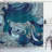 Abstract Shower Curtain with Hooks Included-900211474-900211518