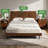 Savana Solid Wood Nightstand with Storage Drawer and Open Shelf, Wood Bedside Table for Living Room, Bedroom and Small Spaces, Mid-Century Modern Single Drawer Solid Wood Nightstand and Metal Legs, Assembly Tools Included-1982098649