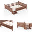 Lit en bois massif pour enfants-874018162
