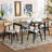 Bianey 4 - Person Four Leg Dining Set-1910461142-1910461137