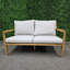 Outdoor Solid Wood Sofa with Cushions-1116482837