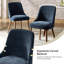 Chaise d'appoint rembourrée avec pieds en bois massif Kanalu-1196982830