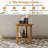 Shower Stool Teak Wood Corner Bath Stool w/ Storage Shelf Shower Seat Chair