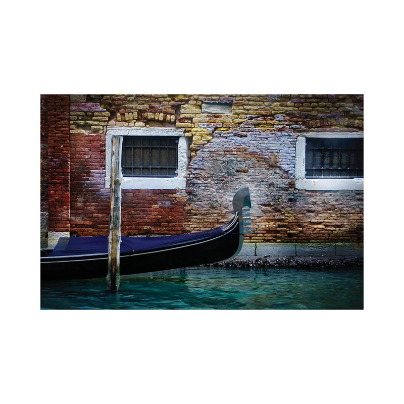 Gondola''s FÃ¨rro (Meaning Iron) by Zoe Schumacher - Wrapped Canvas Print, 20.32 cm H x 30.48 cm W