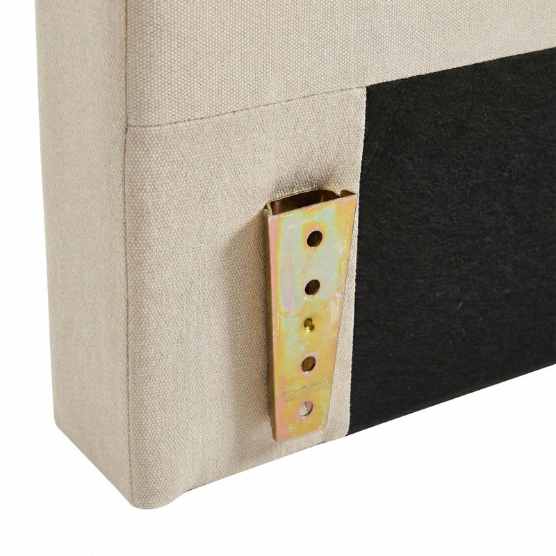 Ensemble de 2 accoudoirs en chenille, Beige