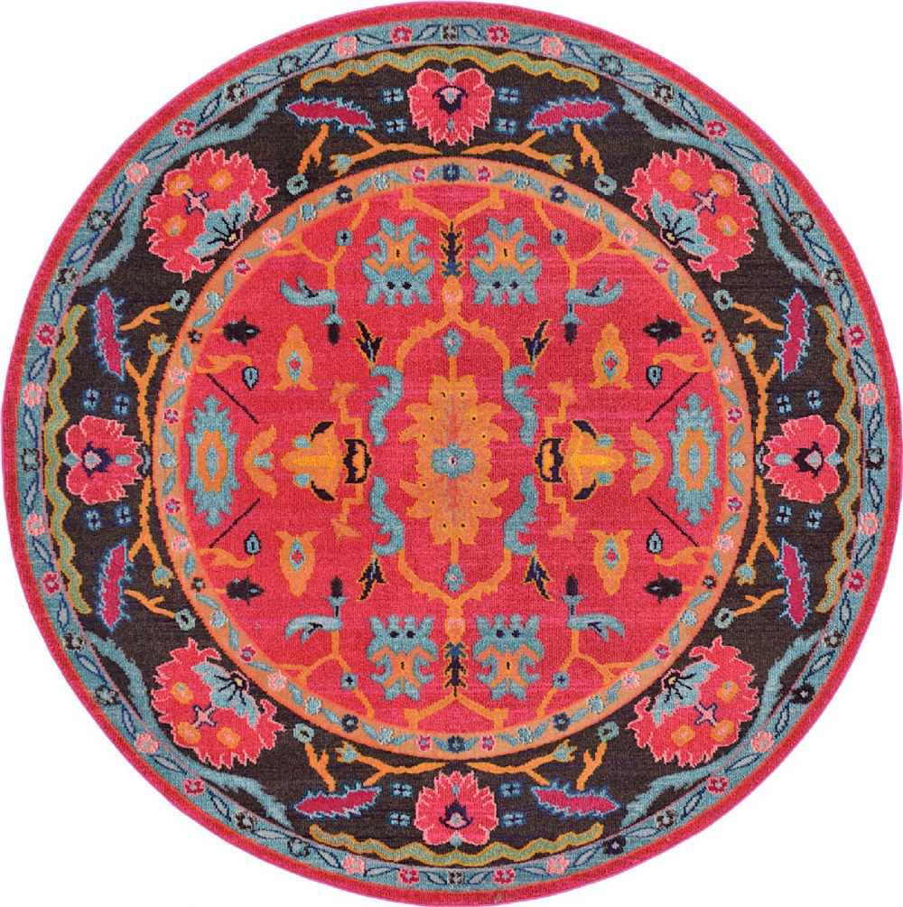 RugPal Dauphine Oriental Red/Brown/Yellow Area Rug | Wayfair