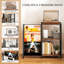 HOMCOM Record Player Stand with Vinyl Record Storage-1363003833