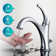 Elavo Ceramic Square Vessel Bathroom Sink with Faucet and Overflow