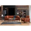 Élégant canapé-lit 3 places, tuile rouge, 90,6 po x 37,4 po x 30,3 po | Structure en bois de hêtre durable et en carton, tissu 100% polyester | Convertible en canapé-lit avec mécanisme de dossier pivotant | Tissu facile à nettoyer, nettoyage à sec, confort moderne-686003150-686003145