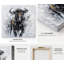 Fearless Ox - peinture sur toile tendue-4932898