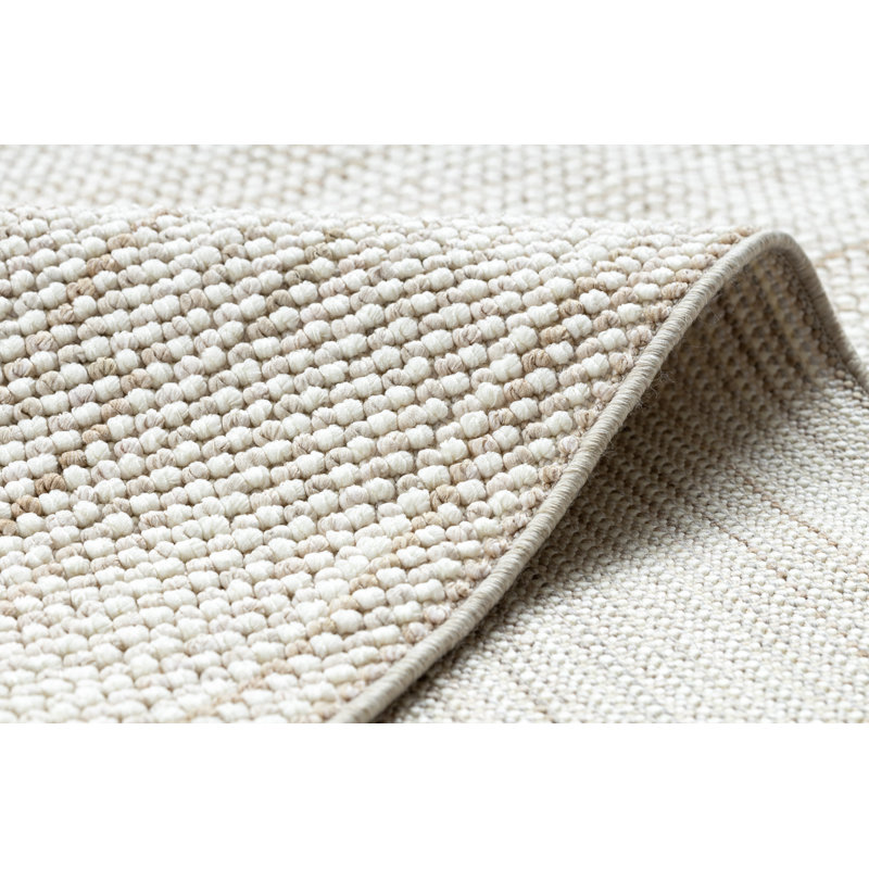 Hinote Solid Colour Flatweave Area Rug, Rectangular 240 x 330cm