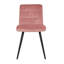 Chaise d'appoint rembourrée en velours Girton-885659786