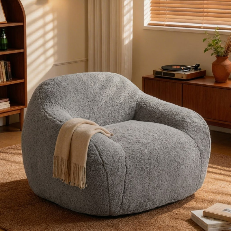 Modern and comfortable bean bag with premium memory foam and high density cotton for bedrooms and living rooms, lounges