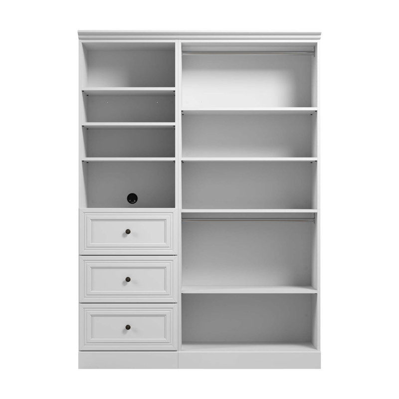 Système d'organisation l 61 po Alvaretta, Blanc