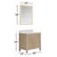 Meuble-lavabo simple 36 po avec miroir Lala-1037042097
