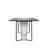 Arevalo Transitional 79 In. Rectangular Dining Table With Brown Wood And White Sintered Stone Table Top - Seats Up To 6