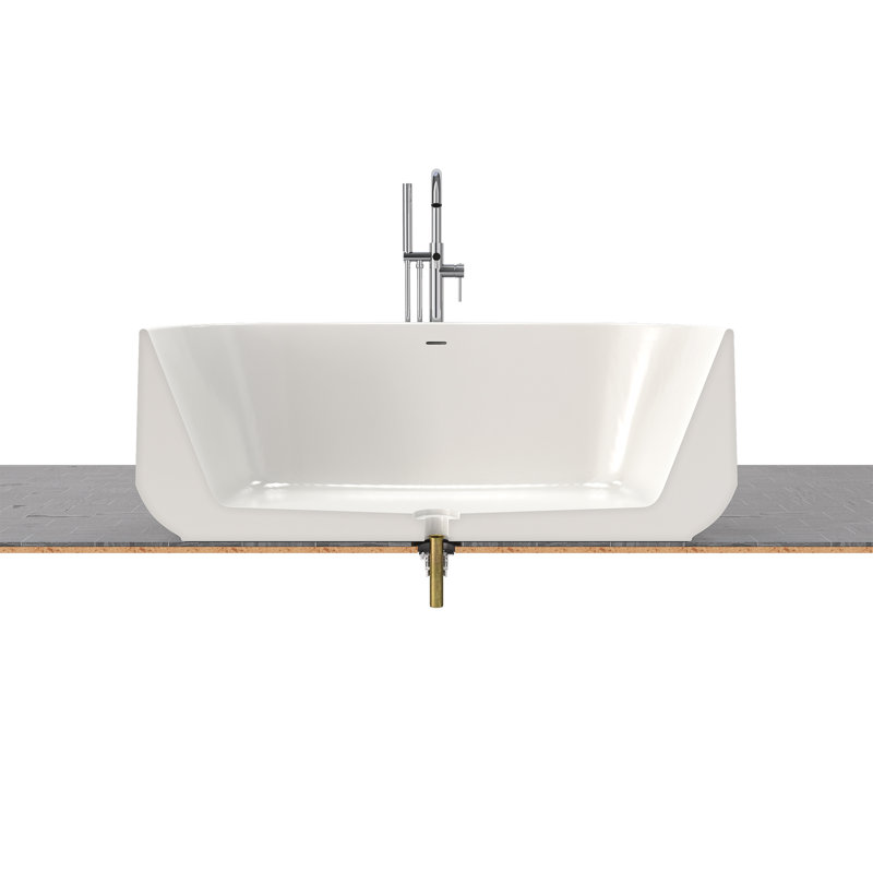 Ensemble de drain de baignoire autoportant en ABS, PVC