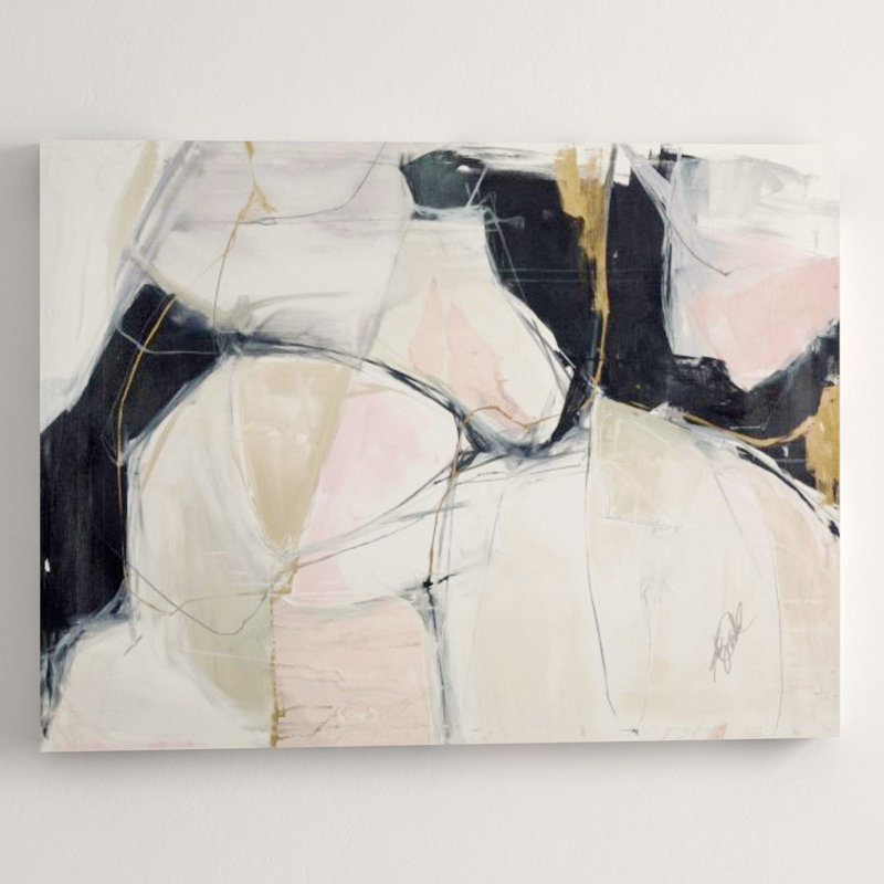 Twombly Escape Print by Kelly O'Neal, Glass Coat, 30" H x 40" W x 1.5" D